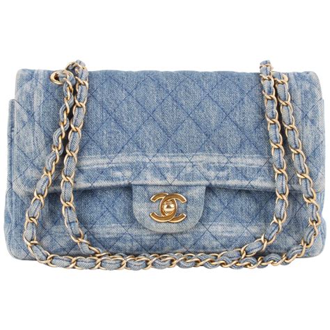 chanel bags colorful|Chanel denim classic bag.